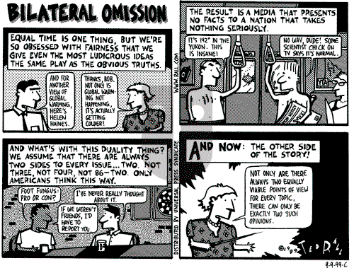 Ted Rall on Wednesday September 15, 1999 Comic Strip