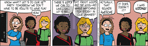Luann on Thursday March 27, 2014 Comic Strip