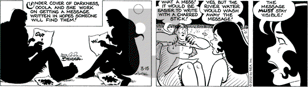 Alley Oop on Friday March 15, 2002 Comic Strip