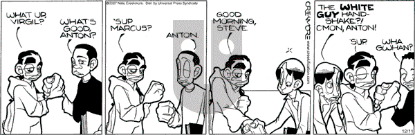 Maintaining on Tuesday December 11, 2007 Comic Strip