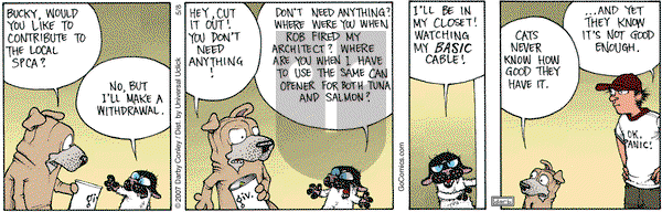 Get Fuzzy on Friday May 8, 2015 Comic Strip