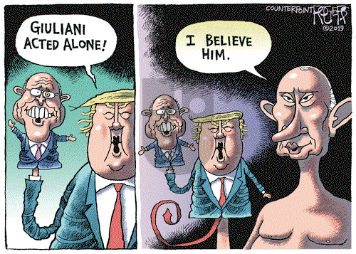 Rob Rogers on Friday November 29, 2019 Comic Strip