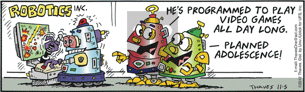 Frank and Ernest on Monday November 5, 2012 Comic Strip