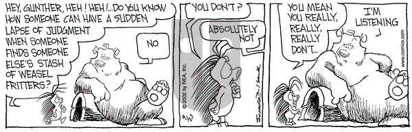 The Grizzwells on Friday September 27, 2002 Comic Strip