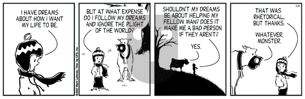 Cow and Boy Classics on Monday November 19, 2007 Comic Strip
