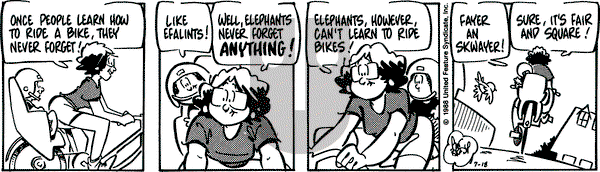 Rose is Rose on Monday July 18, 1988 Comic Strip