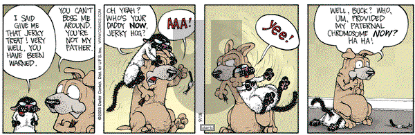 Get Fuzzy on Thursday September 18, 2003 Comic Strip