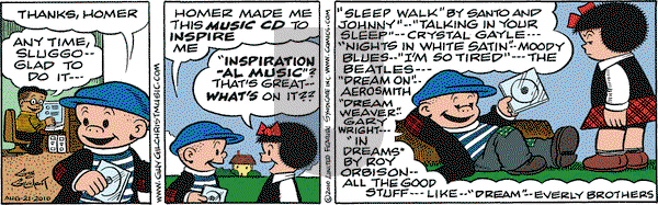 Nancy on Saturday August 21, 2010 Comic Strip