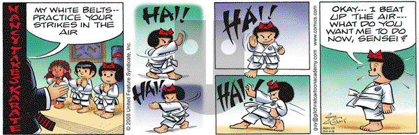 Nancy on Monday May 19, 2008 Comic Strip