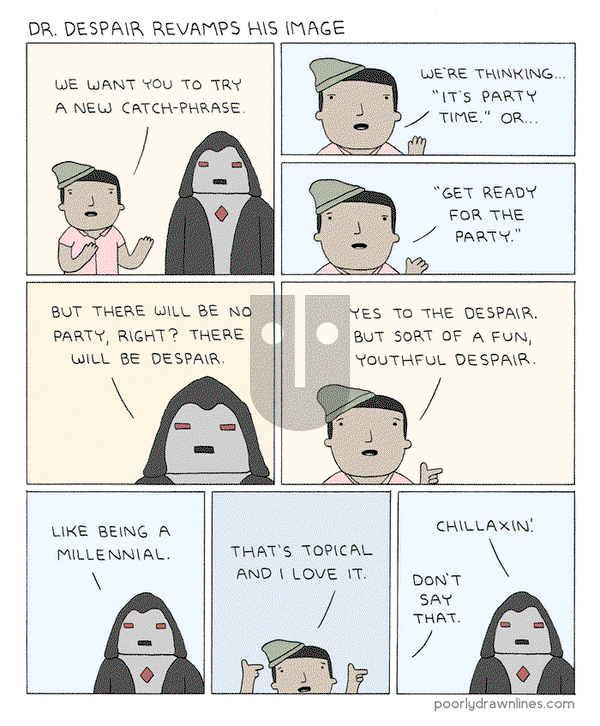 Poorly Drawn Lines on Wednesday June 1, 2016 Comic Strip