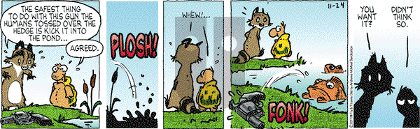 Over the Hedge on Friday November 24, 2017 Comic Strip
