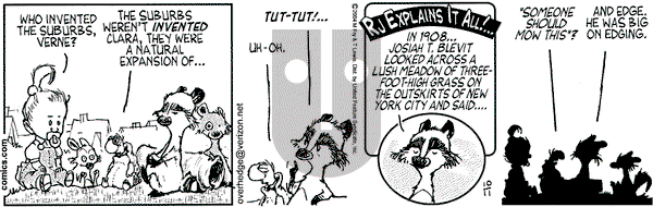 Over the Hedge on Monday October 11, 2004 Comic Strip