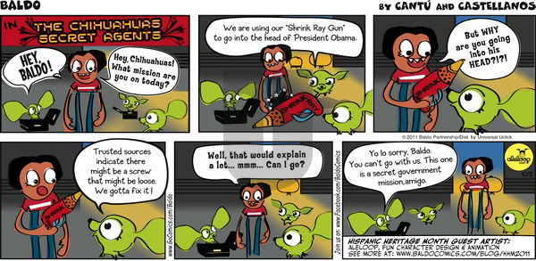 Baldo on Sunday October 2, 2011 Comic Strip