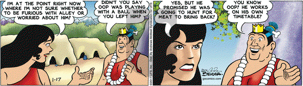 Alley Oop on Tuesday January 17, 2017 Comic Strip