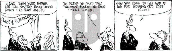 The Buckets on Friday June 7, 1996 Comic Strip