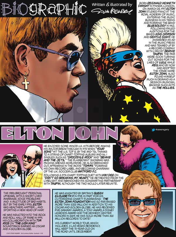 Biographic on Sunday April 30, 2017 Comic Strip