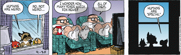 Over the Hedge on Saturday September 30, 2017 Comic Strip