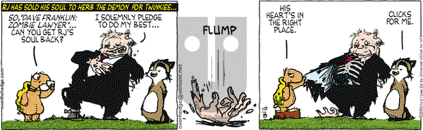 Over the Hedge on Monday October 8, 2012 Comic Strip