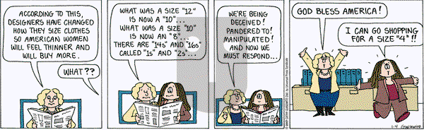 Cathy Classics on Thursday January 4, 2007 Comic Strip