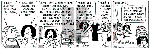 Cathy Classics on Tuesday September 23, 1997 Comic Strip