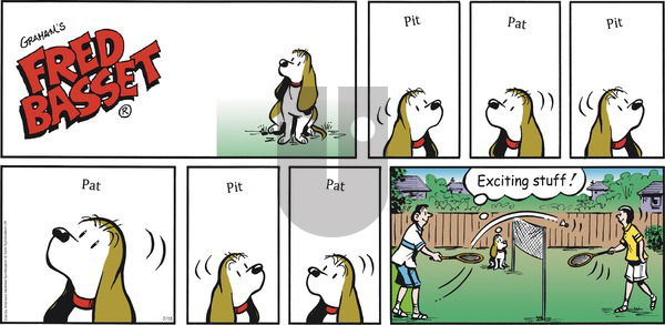 Fred Basset on Sunday July 15, 2018 Comic Strip
