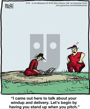 In the Bleachers on Saturday June 18, 2016 Comic Strip