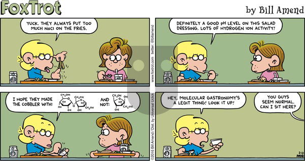 FoxTrot on Sunday February 21, 2016 Comic Strip