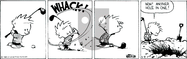 Calvin and Hobbes - Thursday May 8, 1986 Comic Strip