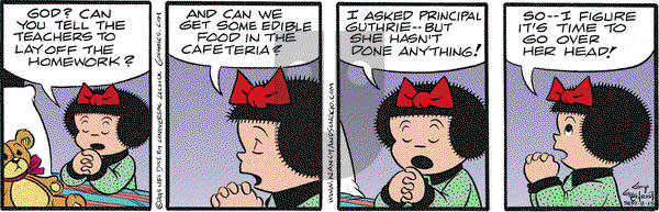 Nancy on Tuesday September 8, 2015 Comic Strip