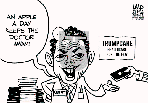 Lalo Alcaraz on Wednesday March 15, 2017 Comic Strip
