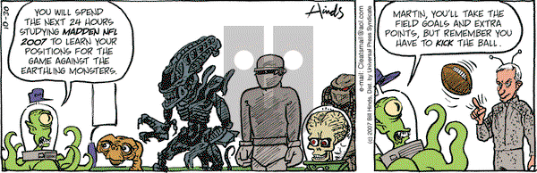Cleats on Wednesday October 8, 2025 Comic Strip