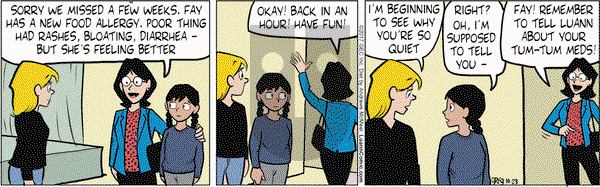 Luann on Monday October 23, 2017 Comic Strip