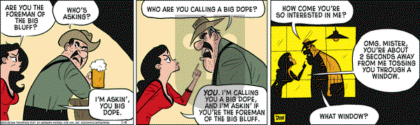 Rip Haywire on Saturday January 6, 2018 Comic Strip