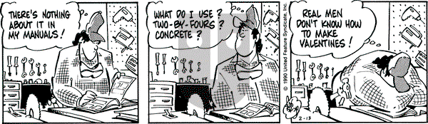 Rose is Rose on Tuesday February 13, 1990 Comic Strip