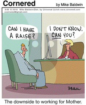 Cornered on Monday February 29, 2016 Comic Strip