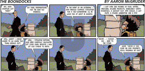 The Boondocks on Sunday June 30, 2013 Comic Strip