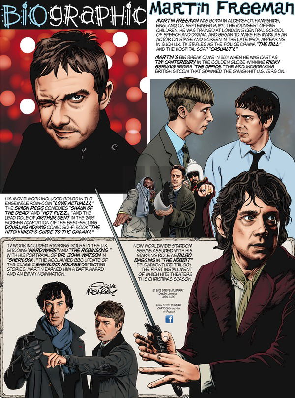 Biographic on Sunday November 25, 2012 Comic Strip