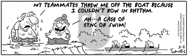 Frank and Ernest on Tuesday May 2, 2000 Comic Strip