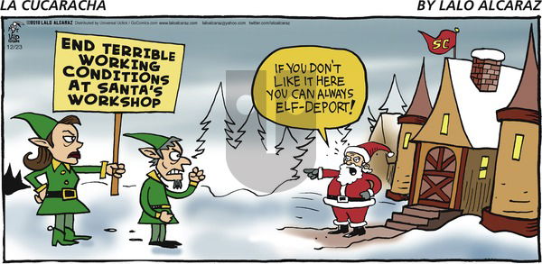 La Cucaracha on Sunday December 23, 2012 Comic Strip