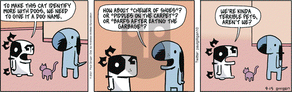 Pooch Cafe - Wednesday September 15, 2021 Comic Strip