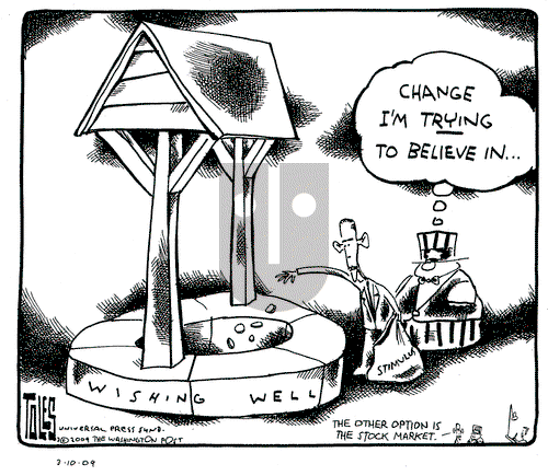 Tom Toles on Tuesday March 10, 2009 Comic Strip
