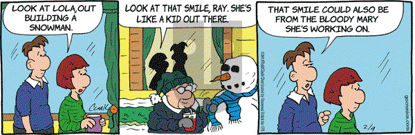 Lola on Monday February 9, 2015 Comic Strip