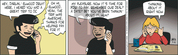 Luann on Monday March 2, 2009 Comic Strip