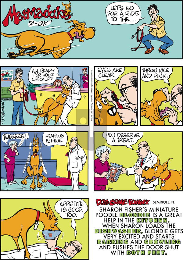 Marmaduke on Sunday May 13, 2018 Comic Strip