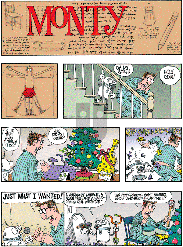 Monty on Sunday December 25, 2011 Comic Strip