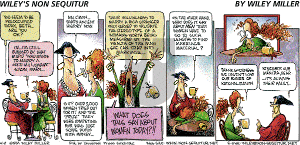 Non Sequitur on Tuesday October 17, 2000 Comic Strip