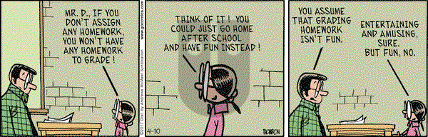 Grand Avenue on Monday April 10, 2017 Comic Strip