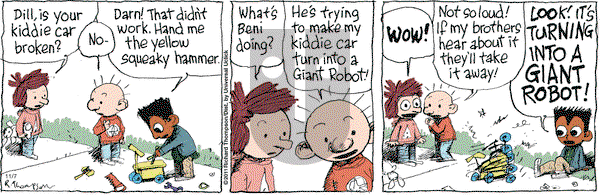 Cul de Sac on Monday November 7, 2016 Comic Strip