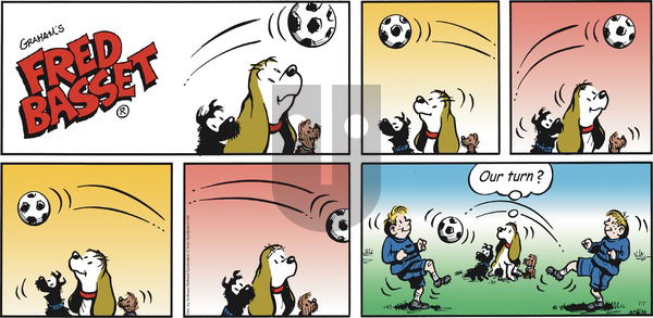 Fred Basset on Sunday July 7, 2019 Comic Strip