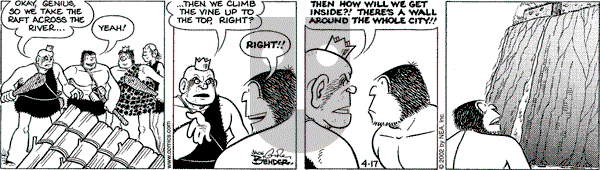 Alley Oop on Wednesday April 17, 2002 Comic Strip